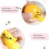 Stress Relief Vomiting Egg Yolk Stress Ball - Novelty Fidget Toy