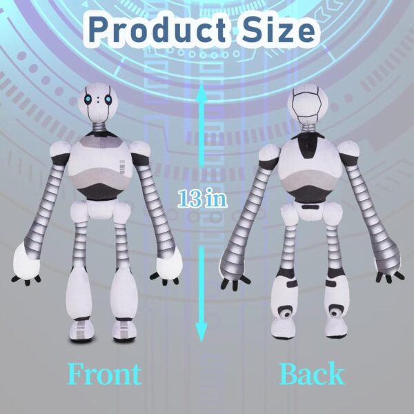 Adjustable 13 Inch Plush Robot Toy
