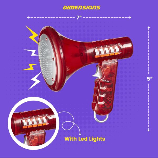 Toysmith Tech Gear Multi Voice Changer – Megaphone Toy