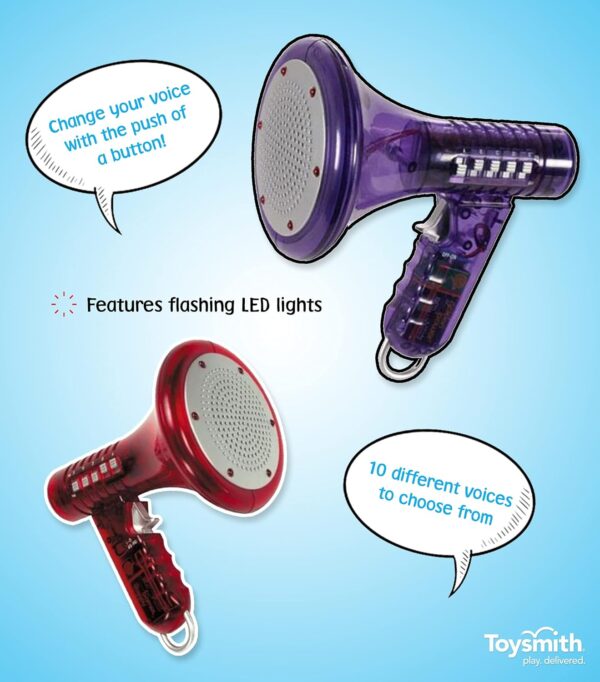 Toysmith Tech Gear Multi Voice Changer – Megaphone Toy