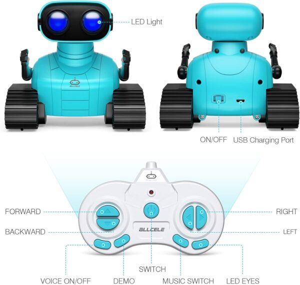 Rechargeable RC Robots for Kids Boys