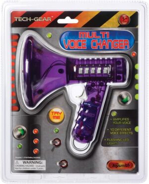 Toysmith Tech Gear Multi Voice Changer – Megaphone Toy