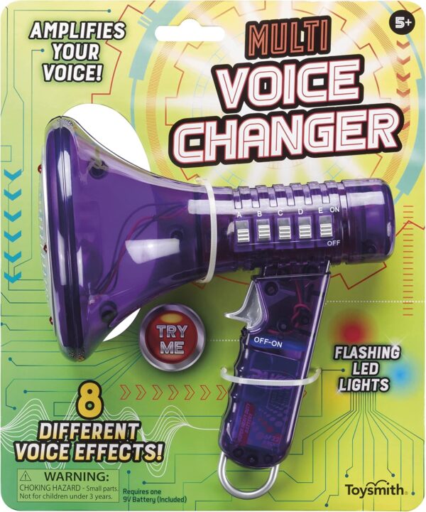 Toysmith Tech Gear Multi Voice Changer – Megaphone Toy